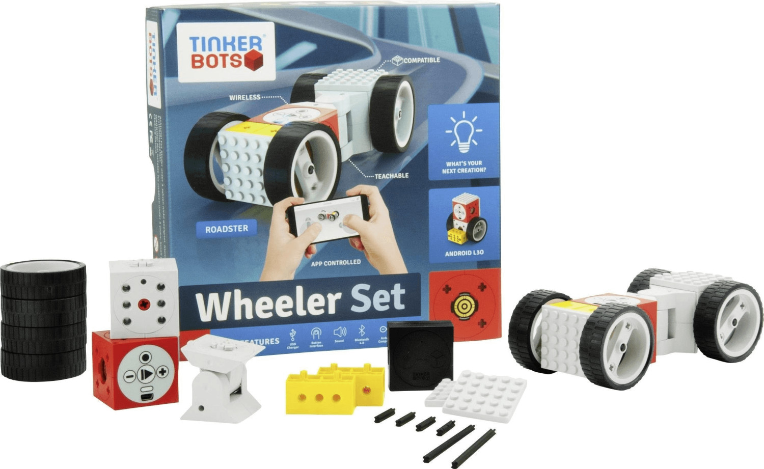 Bild zu Tinkerbots Wheeler Set für 59,99€ (Vergleich: 74,94€)