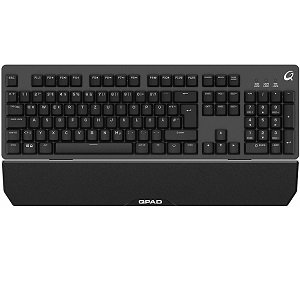 Bild zu Beleuchtete Gaming-Tastatur QPAD MK40 für 36,98€ (Vergleich: 49,40€)