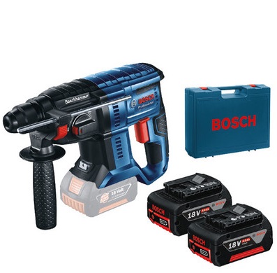 Bild zu Bosch GBH 180-LI Kombibohrhammer 2x 4,0 Ah | 18 V für 238,90€ (Vergleich: 293,93€