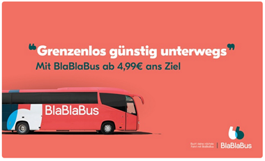 Bild zu Groupon: 9,99€ BlaBlaBus Gutschein für 5,99€ oder 19,99€ Gutschein für 10,99€