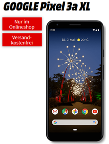 Bild zu GOOGLE Pixel 3a XL für 49€ (Vergleich: 410,99€) mit 6GB LTE Datenflat sowie Sprachflat im Telekom Netz für im Schnitt 16,99€/Monat – Im Vodafone Netz = 10GB Daten