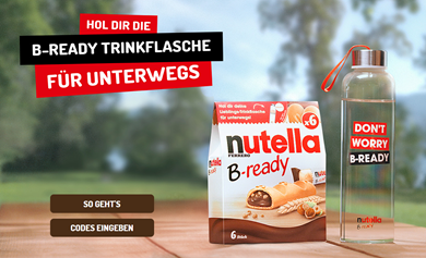 Bild zu 3 x Nutella B-ready Aktionspackung kaufen + gratis Trinkflasche bekommen