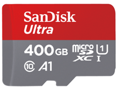 Bild zu Sandisk microSDXC Ultra A1 (400GB) Speicherkarte für 47€ (VG: 63,45€)