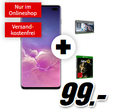 Bild zu SAMSUNG Galaxy S10 Plus Dual-SIM + Xbox One X 1TB – Star Wars Jedi: Fallen Order™ + Bethesda Fallout 76 für 49€ mit 18GB LTE Datenflat, SMS und Sprachflat im Vodafone Netz für 36,99€/Monat