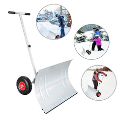 Bild zu wolketon Schneeschaufel mit Räder – 5-fach Höhenverstellbar für 31,19€