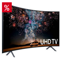 Bild zu Otto.de: nur heute 10% Rabatt auf Multimedia, so z.B. Samsung UE55RU7379 Curved-LED-Fernseher für 470,94€ (VG 629€)