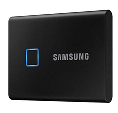 Bild zu Samsung T7 Touch Portable SSD – 1 TB – USB 3.2 Gen.2 Externe SSD Metallic Black (MU-PC1T0K/WW) für 157,09€ (VG: 220,89€)