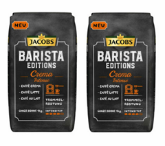 Bild zu JACOBS Kaffeebohnen Barista Editions Crema Intense (2 kg, ganze Bohne) für 18,90€ (Vergleich: 27,95€)