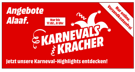 Bild zu MediaMarkt “Karnevalskracher” mit verschiedenen Angeboten