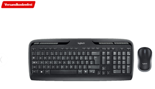 Bild zu Logitech Wireless Combo MK 330 Kabelloses Tastatur-Set für 22€