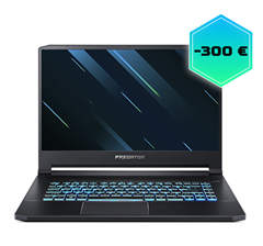 Bild zu Acer Predator Triton 500 (15,6″) Gaming Notebook (Full HD IPS 144Hz, i7-9750H, RTX 2060, 16GB RAM, 512GB SSD, Win 10) für 1.699€ (Vergleich: 1.999€)