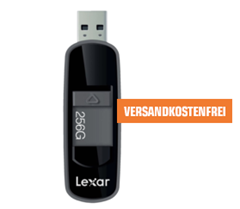 Bild zu LEXAR JumpDrive S75 256GB USB 3.1 Stick für 23€