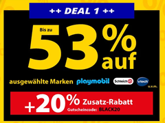 Bild zu Spiele Max: bis zu 53% Rabatt auf Playmobil, Schleich, Vtech usw. + 20% Extra Rabatt