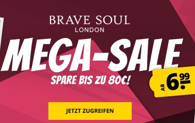 Bild zu SportSpar: Brave Soul Mega-Sale mit bis zu 75% Rabatt