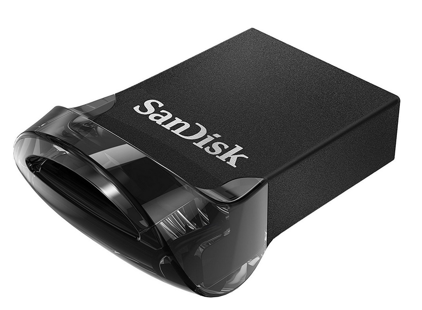 Bild zu SANDISK Ultra Fit USB Stick, Schwarz, 128 GB für 17€