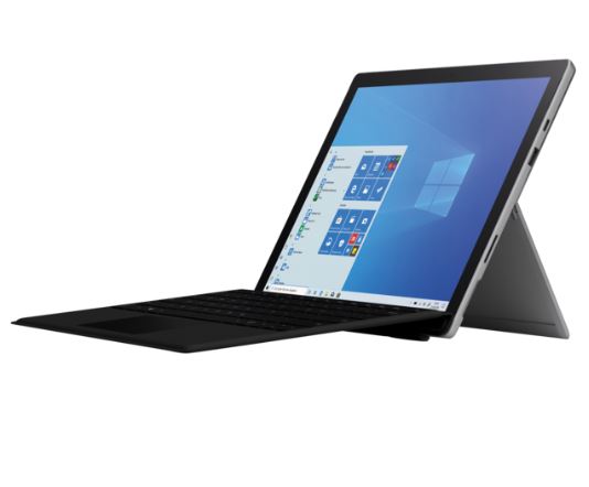 Bild zu [nur noch heute] Microsoft Surface Pro 7 mit Core i5, 8GB und 128GB inkl. Microsoft Office 365 Home für 799€ (statt 944,90€)