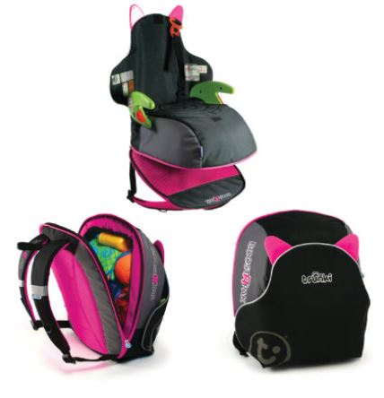 Bild zu Trunki BoostApak (Schwarz mit Pink) für 45,99€ (VG: 58,94€) dank Gutschein