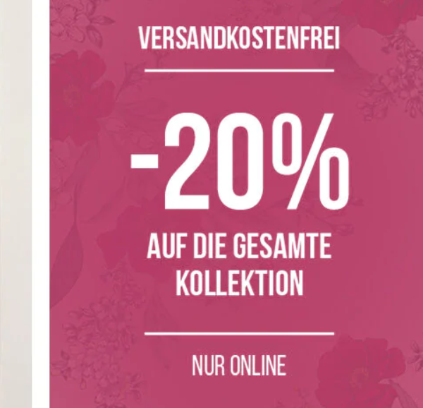 Bild zu Hunkemöller: 20% Rabatt auf das gesamte Sortiment + kostenloser Versand