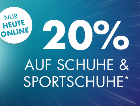 Bild zu Galeria.de: Blitz Deal mit 20% Rabatt auf Schuhe und Sportschuhe