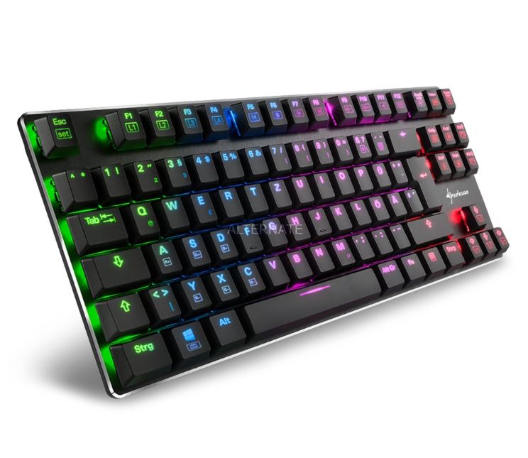 Bild zu Sharkoon PureWriter TKL RGB, mechanische Gaming-Tastatur für 46,89€ (VG: 73,79€)