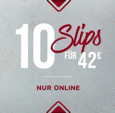 Bild zu Hunkemöller: 10 Slips für 42€ + 5€ Rabattgutschein