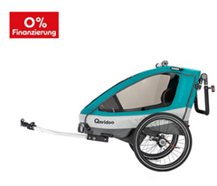 Bild zu Qeridoo Fahrradanhänger Sportrex 1 2019 Einsitzer für 284,99€