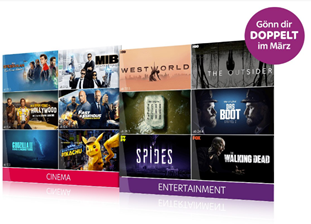 Bild zu 2 Monate Sky Entertainment für 4,99€ oder mit Cinema für 9,99€