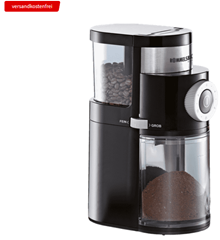 Bild zu ROMMELSBACHER EKM 200 Kaffeemühle Schwarz (110 Watt, Scheibenmahlwerk) für 35,99€