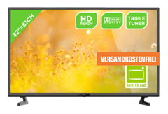 Bild zu 2 x OK. ODL 32653HS-TB, 81 cm (32 Zoll), HD-ready, LED TV, DVB-T2 HD, DVB-C, DVB-S, DVB-S2 für 149€