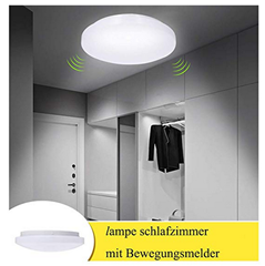 Bild zu Ltteny LED Deckenlampe mit Bewegungsmelder und Tageslichtsensor  (12W, 1000 Lumen) für 19,99€