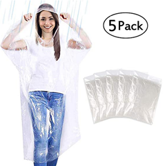 Bild zu chivving Regenponcho mit Kapuze (5er Pack) für 5,99€