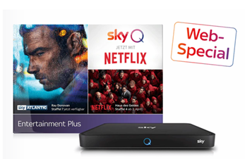 Bild zu Alle Sky Serien (Entertainment Plus) und Netflix inkl. gratis Sky Q Receiver für 19,99€/Monat