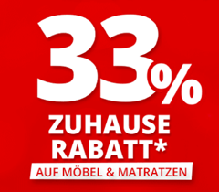 Bild zu Möbel Höffner: 33% Zuhause-Rabatt auf Möbel und Matratzen
