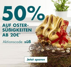 Bild zu Galeria: 50% auf Ostersüßigkeiten ab 20€ Bestellwert