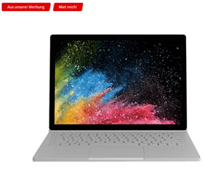 Bild zu MICROSOFT Surface Book 2, Convertible mit 13.5 Zoll Display, Core™ i5 Prozessor, 256 GB SSD, Intel® HD-Grafik 620, Platin für 1.099€ (VG: 1.279€)