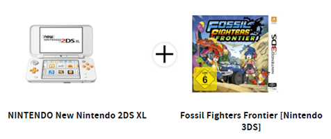 Bild zu NINTENDO New Nintendo 2DS XL inkl. Fossil Fighters Frontier für 99€