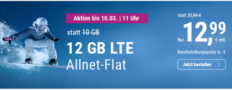 Bild zu [Super] Simply: monatlich kündbaren Vertrag im o2-Netz mit 12GB LTE Datenflat, SMS und Sprachflat für 12,99€/Monat