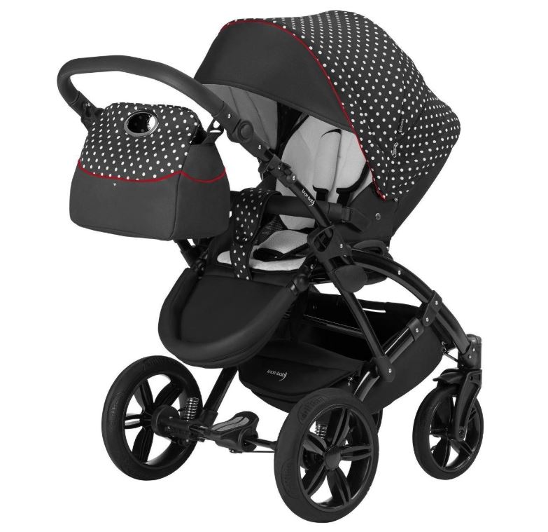 Bild zu knorr-baby Kombikinderwagen Voletto Tupfen LIMITED EDITION Schwarz-Weiß für 389,99€ (VG: 461,66€)