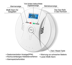 Kohlenmonoxid Warnmelder