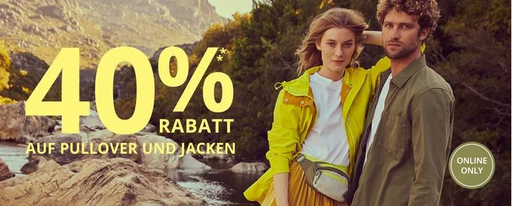 Bild zu [noch bis 16 Uhr] Peek & Cloppenburg*: 40% Extra Rabatt auf Jacken und Pullover für Damen und Herren