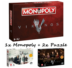 Bild zu Monopoly Vikings + zwei Vikings Puzzle (je 500 Teile) für 42,49€ (Vergleich: 61,92€)