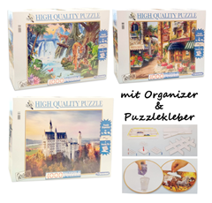 Bild zu Clementoni High Quality Collection Puzzle (4000 Teile, inkl. Puzzlekleber und Organizer) für je 24,95€ (Vergleich: 39,99€)
