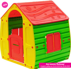 Bild zu Spielhaus Magical House aus Kunststoff (102/90/109) für 55,95€ (VG: 73,94€)