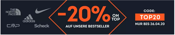 Bild zu SportScheck: 20% auf 1.200 ausgewählte Bestseller