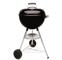 Bild zu Weber Holzkohle-Kugelgrill Bar-B-Kettle Ø 47 cm Schwarz für 79,99€ (VG: 109€)