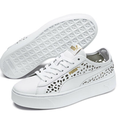 Bild zu PUMA Vikky Stacked Laser Cut Damen Sneaker für 23,98€ (VG: ab 36,13€)