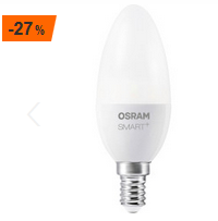 Bild zu Osram LED Smart+ 6W(40W) E14 (032682) für 7,99€ (VG: 20,34€)