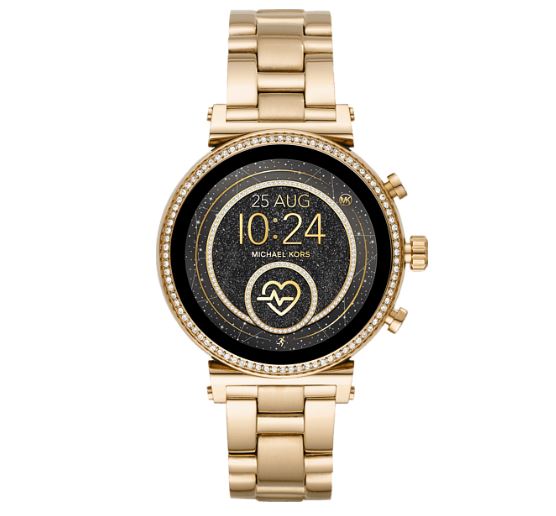 Bild zu MICHAEL KORS MKT 5062 Sofie Smartwatch Edelstahl Edelstahl, 190 mm, Gold für 219€ (VG: 313,65€)