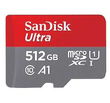 Bild zu SanDisk Ultra 512 GB microSDXC Speicherkarte Kit (150 MB/s, Class 10, U1, A1) für 29,74€ (VG: 37,37€)