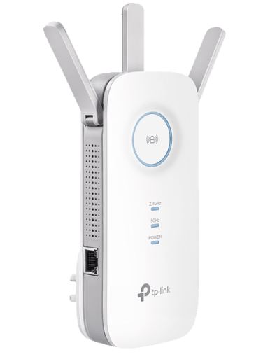 Bild zu TP-LINK RE450 Gigabit (AC1750-Dualband) WLAN Repeater für 29,99€ (VG: 54,46€)